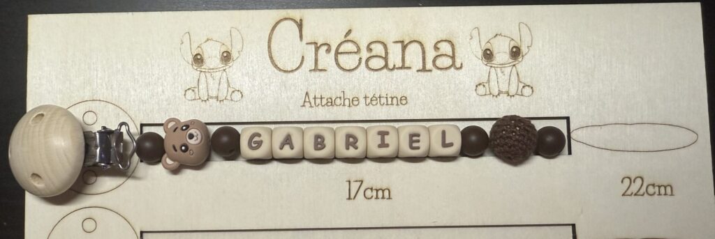 Attache-tétine Gabriel