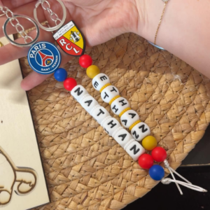 Lot de 2 porte-clés foot